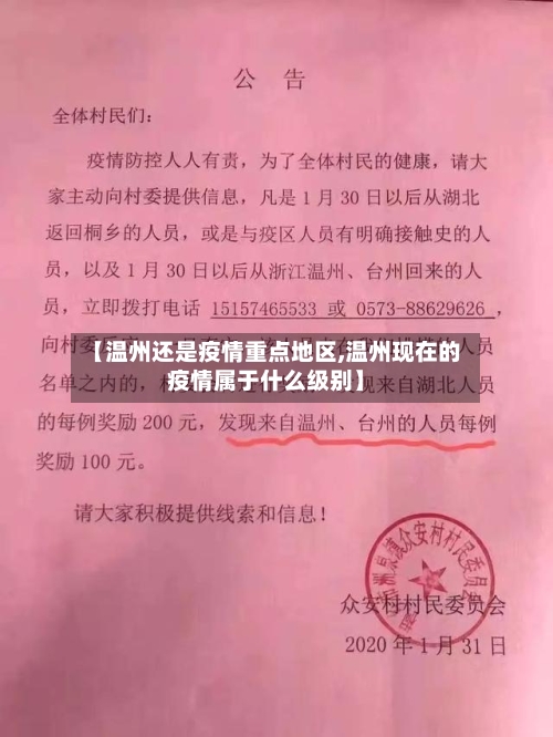 【温州还是疫情重点地区,温州现在的疫情属于什么级别】-第1张图片