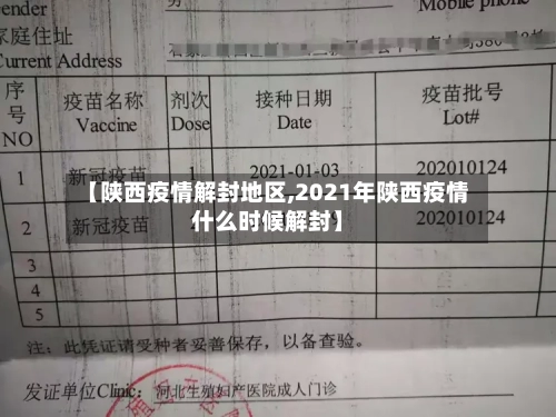 【陕西疫情解封地区,2021年陕西疫情什么时候解封】-第1张图片